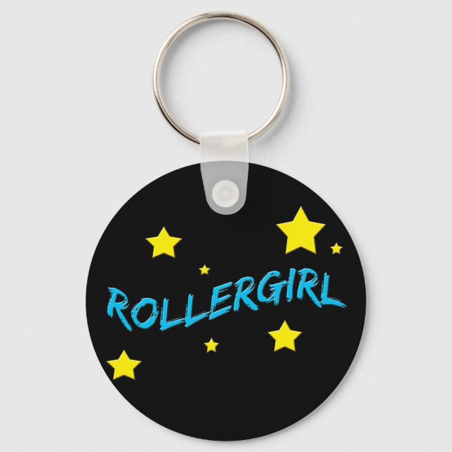 Rollergirl Key Ring (Front)