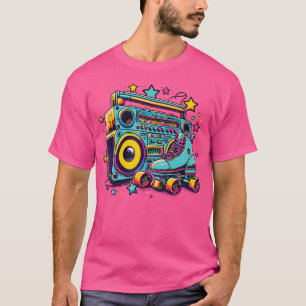 Rollerskates Funny 80'S Roller Skating Girl T-Shirt