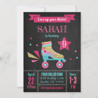 Rollerskating Party Roller Skates Birthday
