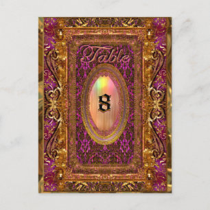 Rollhurst Victorian Table Number Card