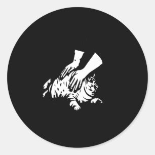 Rollin Fatties Funny Cat Meme  Classic Round Sticker