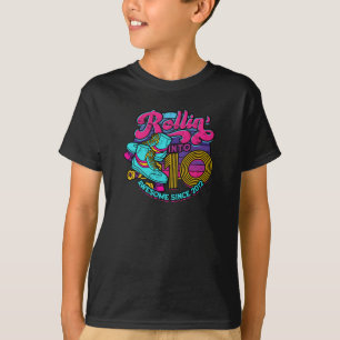 Rollin' into 10 Awesome since 2012 - skater T-Shirt