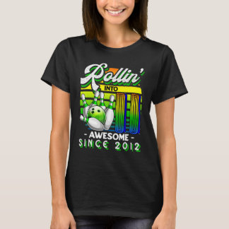 Rollin' into 11 Awesome 2012 Retro Bowling 11th Bi T-Shirt