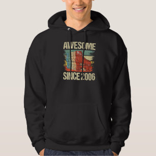 Rollin' Into 16 Awesome 2006 Roller Skating 16th B Hoodie