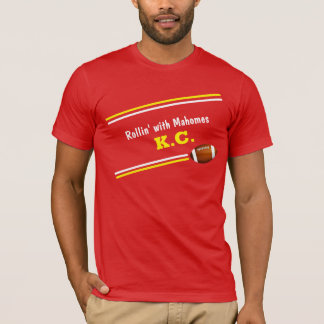 Rollin with Mahomes Kansas City  Skyline T-Shirt
