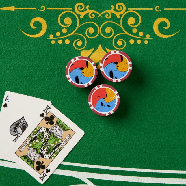 rolling colours poker chips (Poker Table (Stack))
