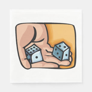 Rolling Dice Napkin
