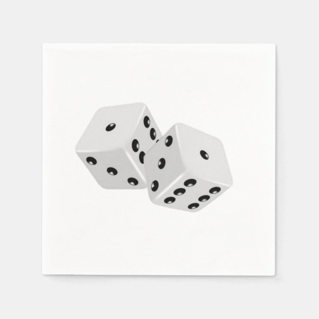 Rolling Dice Napkin (Front)