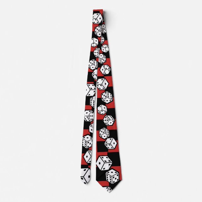 Rolling Dice Tie for an Original Gamer (Back)