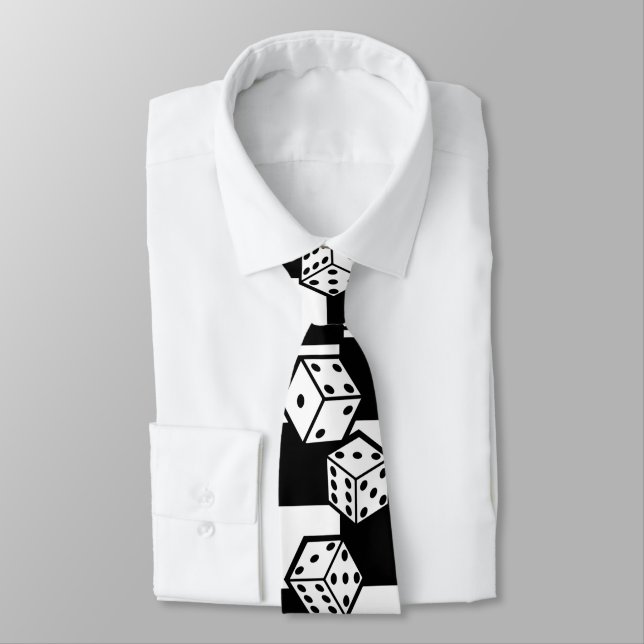 Rolling Dice Tie for an Original Gamer (Tied)