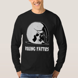 Rolling Fatties Cat Cat Outfit Cat Dad Cat Mum 7 T-Shirt