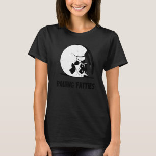 Rolling Fatties Cat  Cat  Outfit Cat Dad Cat Mum   T-Shirt