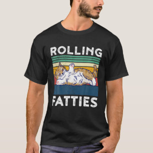 Rolling Fatties Cat Funny Cat T-Shirt