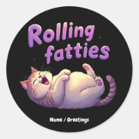 Rolling Fatties Cat Meme Funny & Cute Chonk Cats