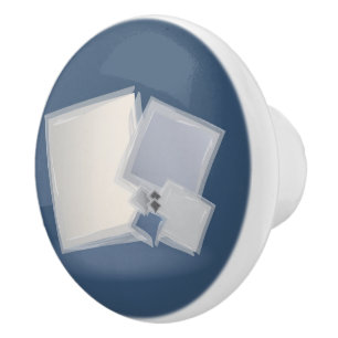 Rolling Fibonacci squares Ceramic Knob