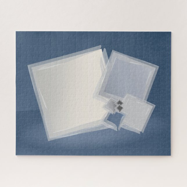 Rolling Fibonacci squares Jigsaw Puzzle (Horizontal)