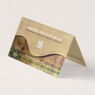Rolling Hills Folded Business Card