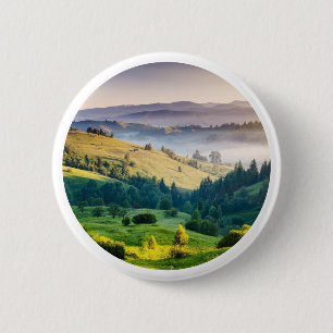 Rolling Hills Scenic Nature Photo 6 Cm Round Badge