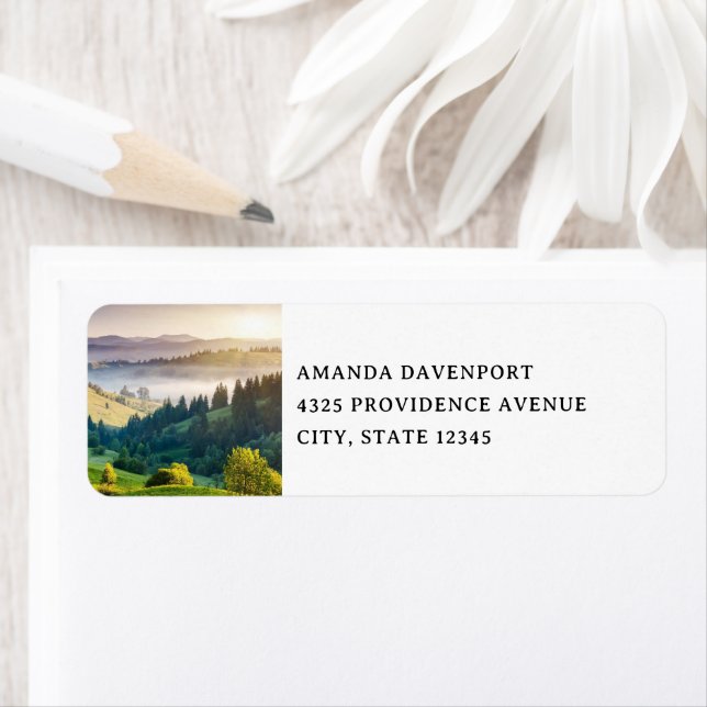 Rolling Hills Scenic Nature Photo Address (Insitu)