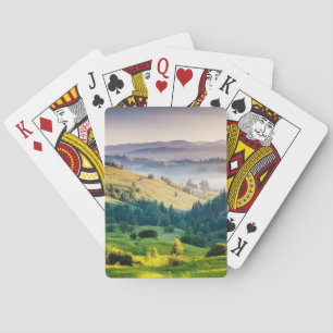 Rolling Hills Scenic Nature Photo Playing Cards