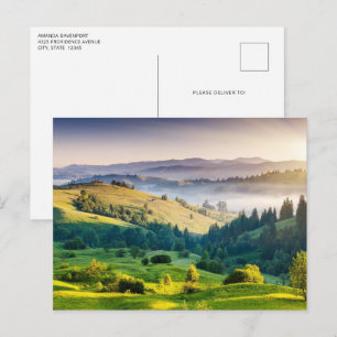 Rolling Hills Scenic Nature Photo Postcard