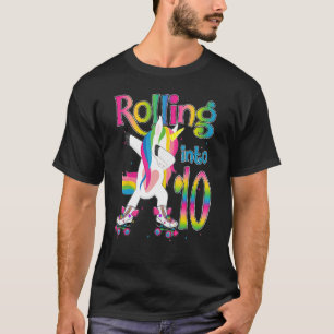 Rolling Into 10 years Lets Roll I'm Turning 10 Rol T-Shirt