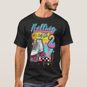 Rolling Into 2 years Lets Roll I'm Turning 2 Rolle T-Shirt