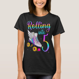 Rolling Into 5 years  Lets Roll I'm Turning 5 Roll T-Shirt