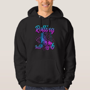Rolling Into 6 Roller Skate Birthday Hoodie