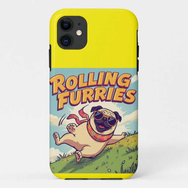 Rolling into Happiness Case-Mate iPhone Case (Back)