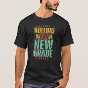 Rolling Into New Grade  Toodlers Best Skating Love T-Shirt