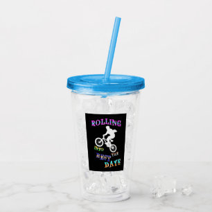 Rolling Into The Best Days Acrylic Tumbler