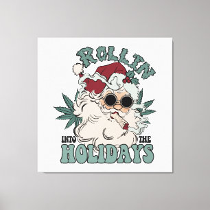Rolling into the Holidays Canvas Print
