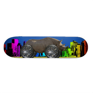 Rolling on 22 ' s [ Rhino ] Skateboard