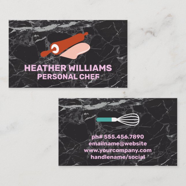 Rolling Pin | Dough Business Card (Front/Back)