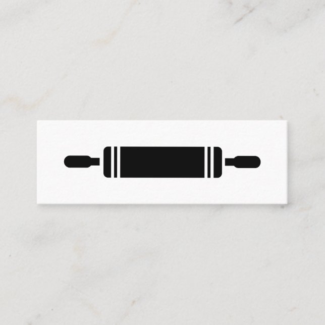 Rolling Pin Mini Business Card (Front)