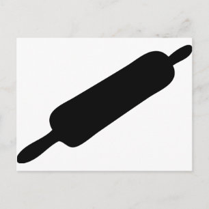 rolling pin postcard