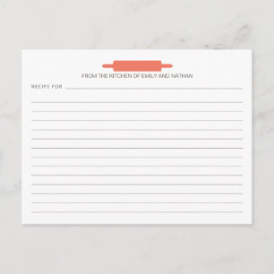 Rolling Pin Recipe Cards