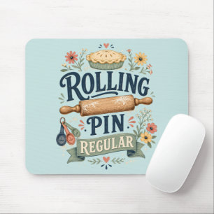 Rolling Pin Regular Cottage Baker Mouse Pad