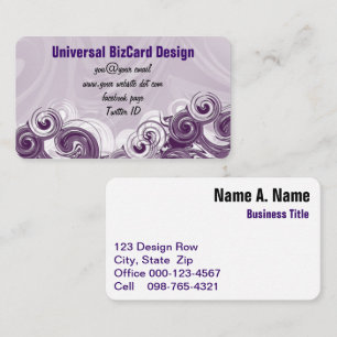 Rolling Purple Business Card