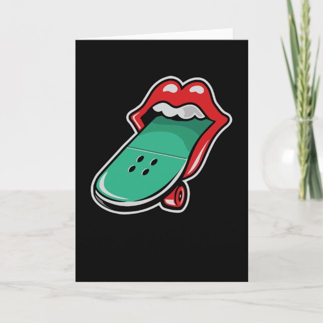 Rolling Skateboard Card (Front)