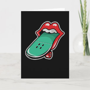 Rolling Skateboard Card