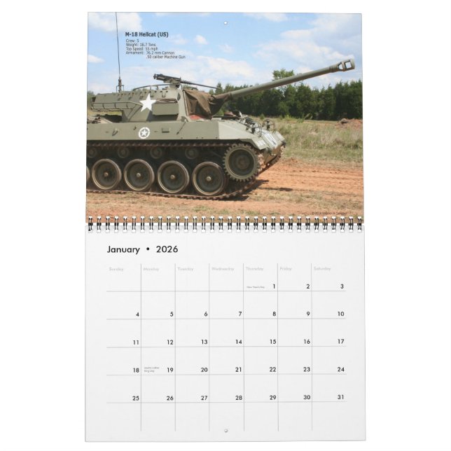 Rolling Thunder 2015 Calendar (Jan 2026)