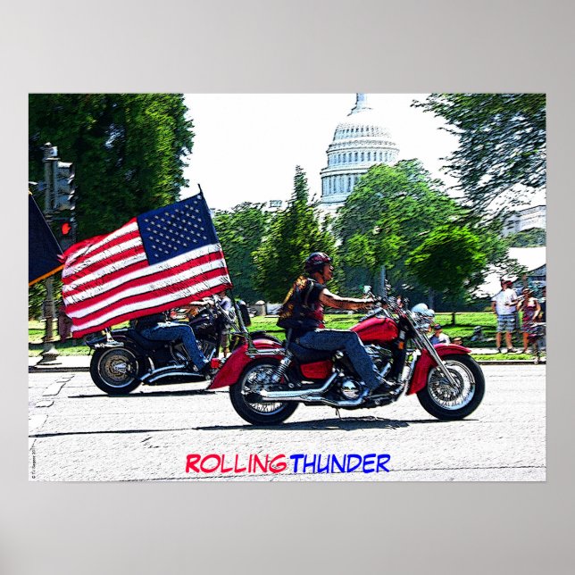 Rolling Thunder in DC poster (Front)