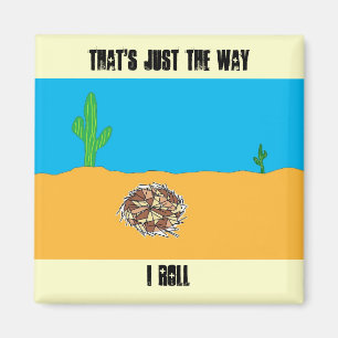 Rolling Tumbleweed Magnet