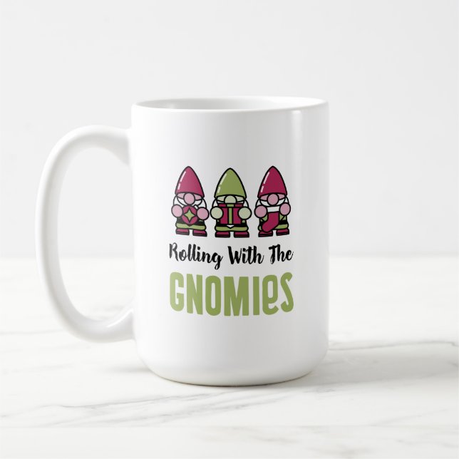 Rolling With The Gnomies Coffee Mug (Left)