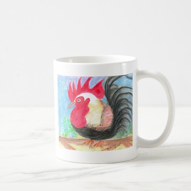 rollo rooster coffee mug (Right)