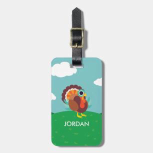 Rollo the Turkey Luggage Tag