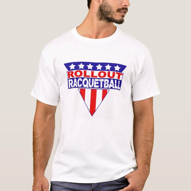 ROLLOUT Gladiator Racquetball Tee Shirt (Front)