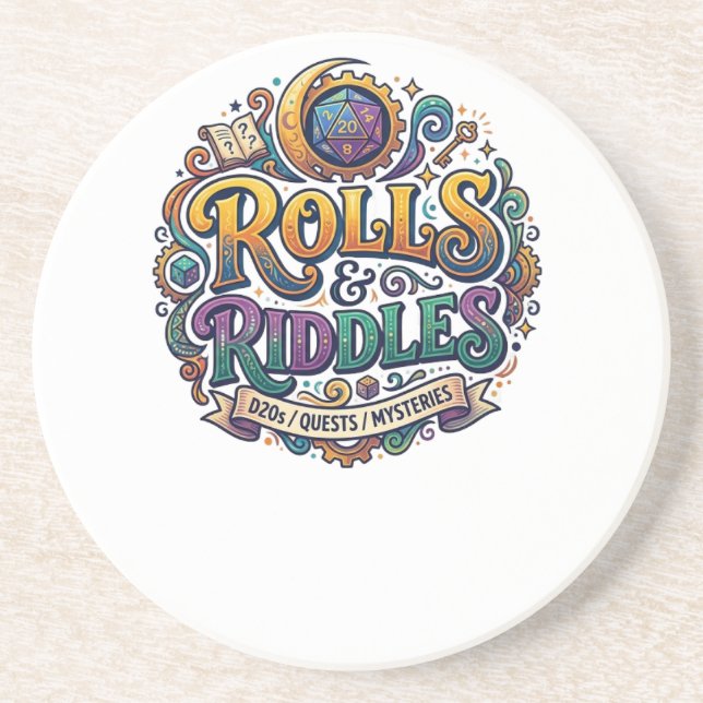 Rolls and Riddles Coaster (Front)
